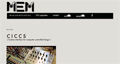 Desktop Screenshot of magicechomusic.com